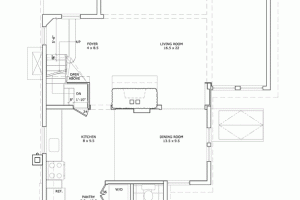 Lakefront House as-built drawings